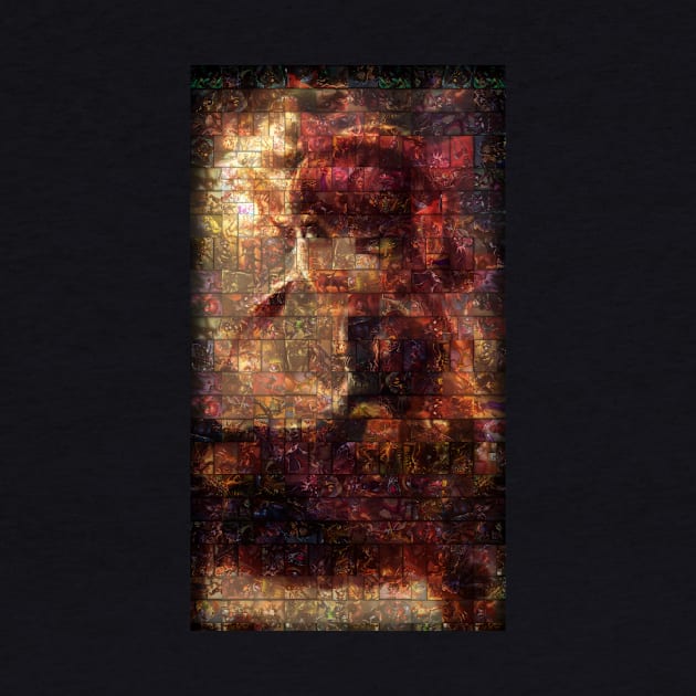 Annie Mosaic Portrait 1 by nowtfancy